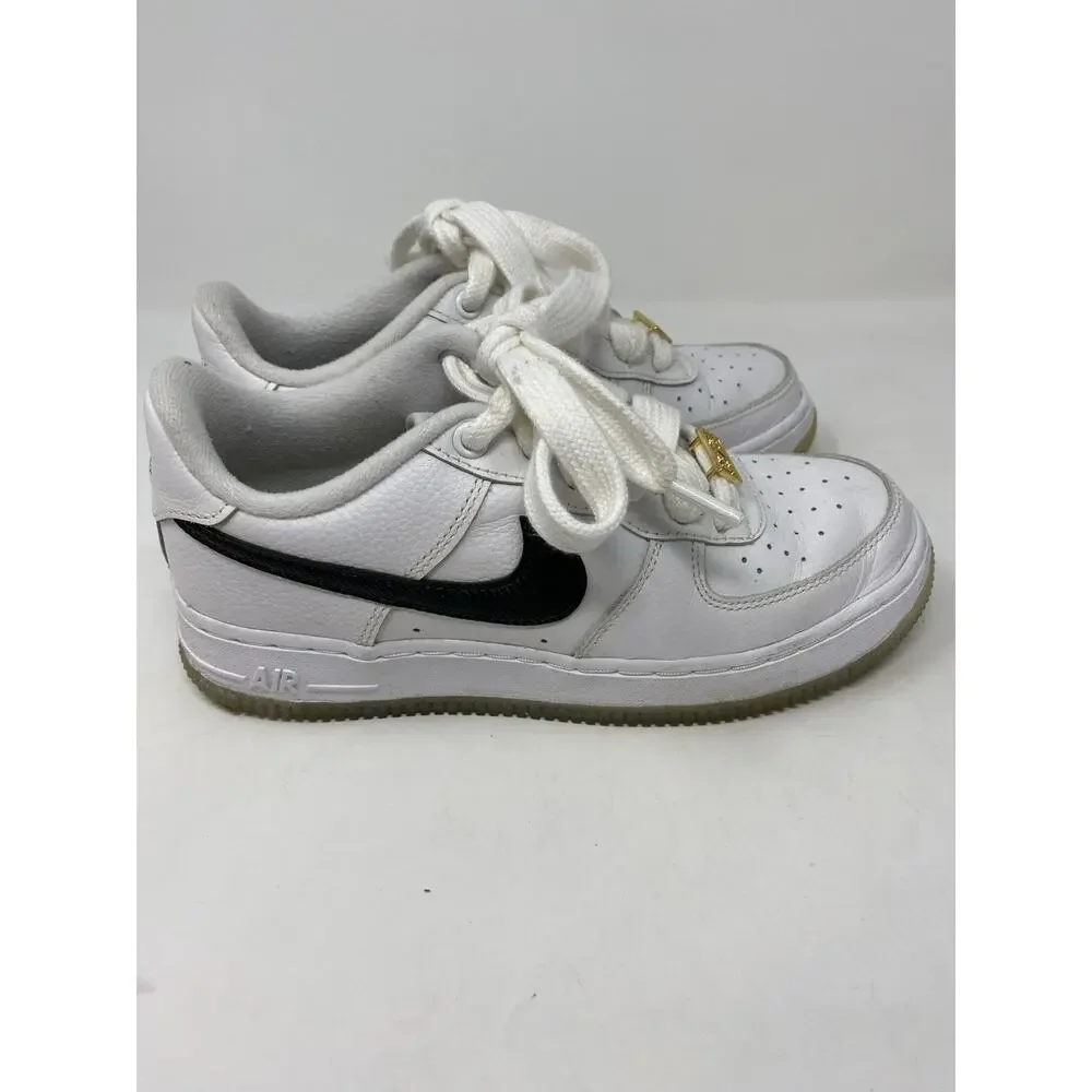 Nike Air Force 1 Bronx Origins Youth Casual Shoes Sneakers Sz 4.5 White